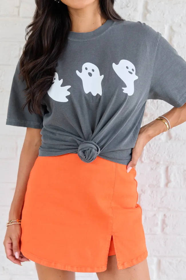 Ghost Trio Dark Grey Graphic Tee sold by Pink Lily product image thumbnail 2