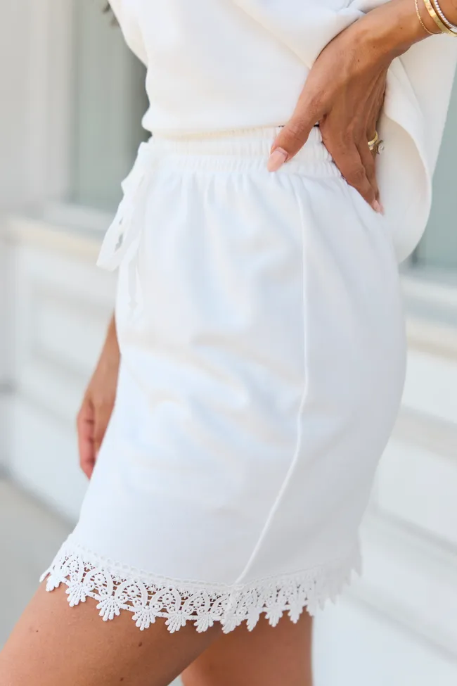 Simply Lovely Lace Trim Skort sold by Pink Lily product image thumbnail 4