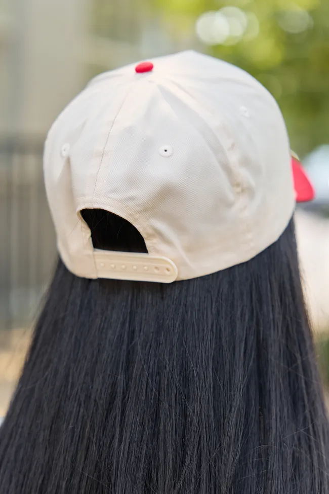 Mama Natural/Red Embroidered Trucker Hat sold by Pink Lily product image thumbnail 3