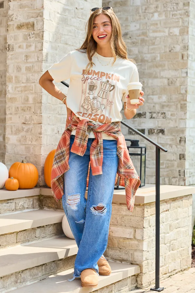 Pumpkin Spice Season Ivory Comfort Colors Graphic Tee sold by Pink Lily product image thumbnail 4