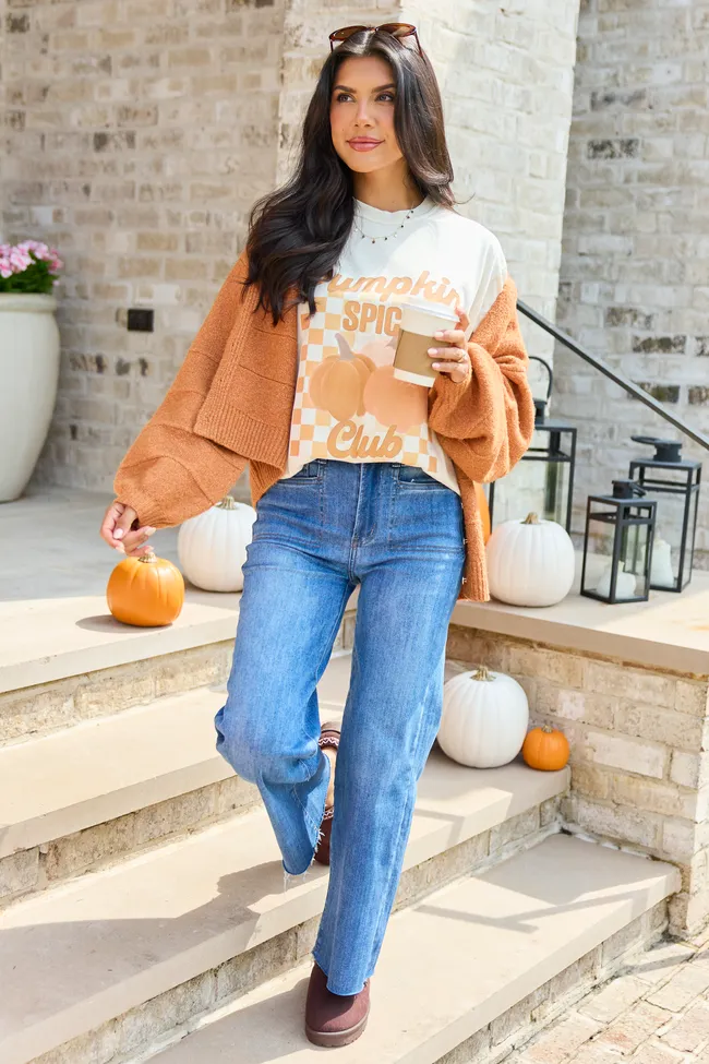 Pumpkin Spice Club Ivory Comfort Colors Graphic Tee SALE sold by Pink Lily product image thumbnail 3