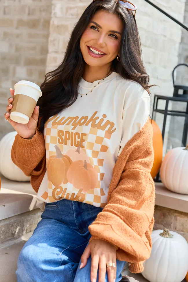 Pumpkin Spice Club Ivory Comfort Colors Graphic Tee SALE sold by Pink Lily product image thumbnail 2
