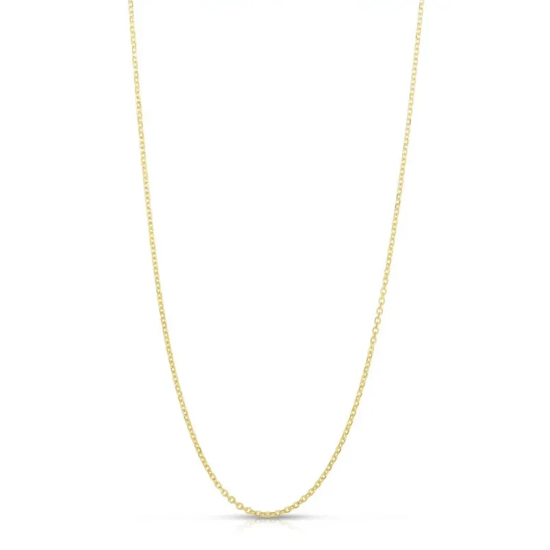 Diamond Cut Cable Chain made by Tiny Tags