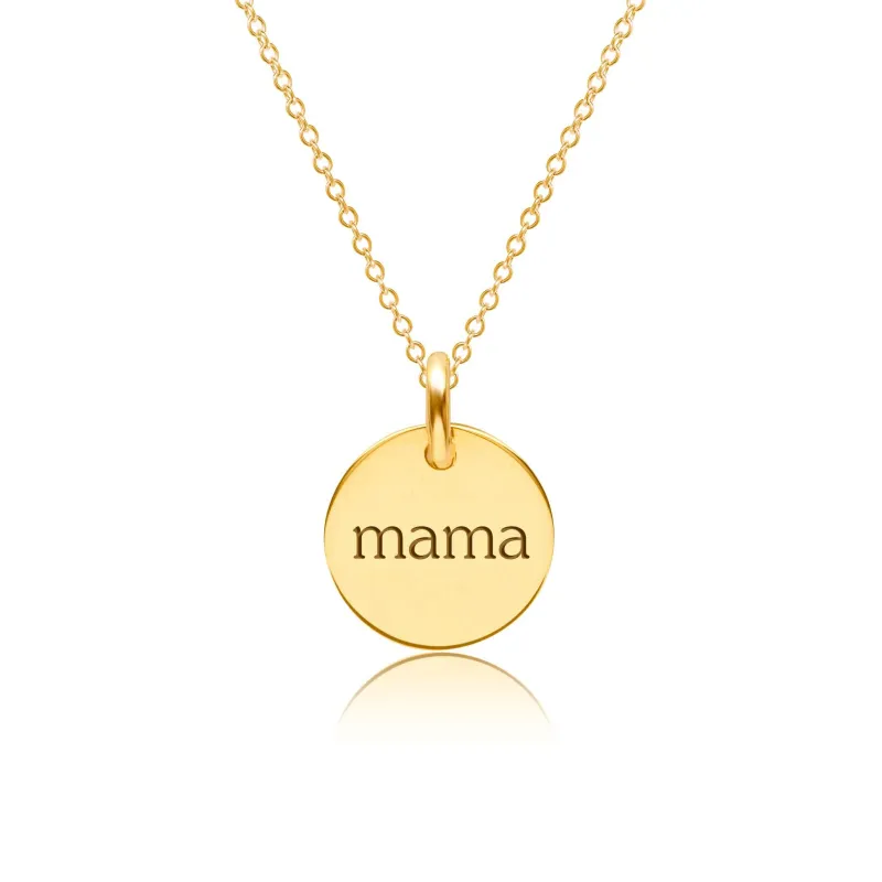 Circle Mama Necklace made by Tiny Tags