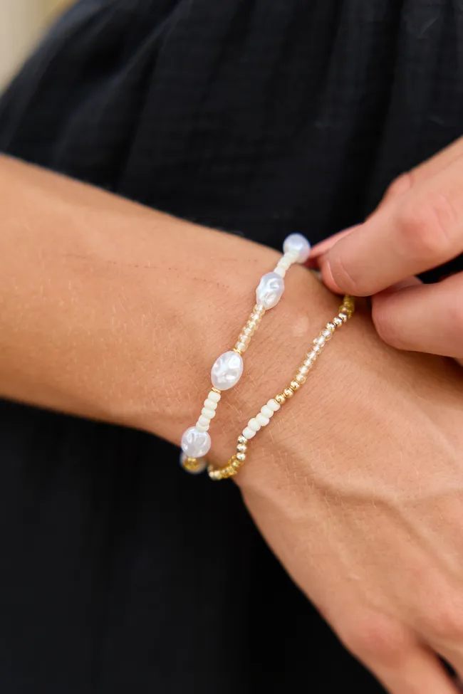 Pearl & Grace Bracelet Set sold by Pink Lily