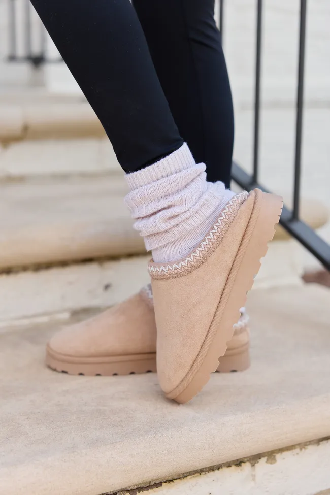 For The Moment Sand Slip-On Booties sold by Pink Lily product image thumbnail 2