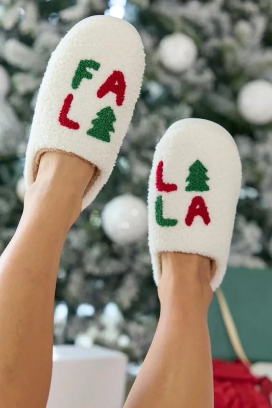 Christmas Carol Slippers made by Pink Lily
