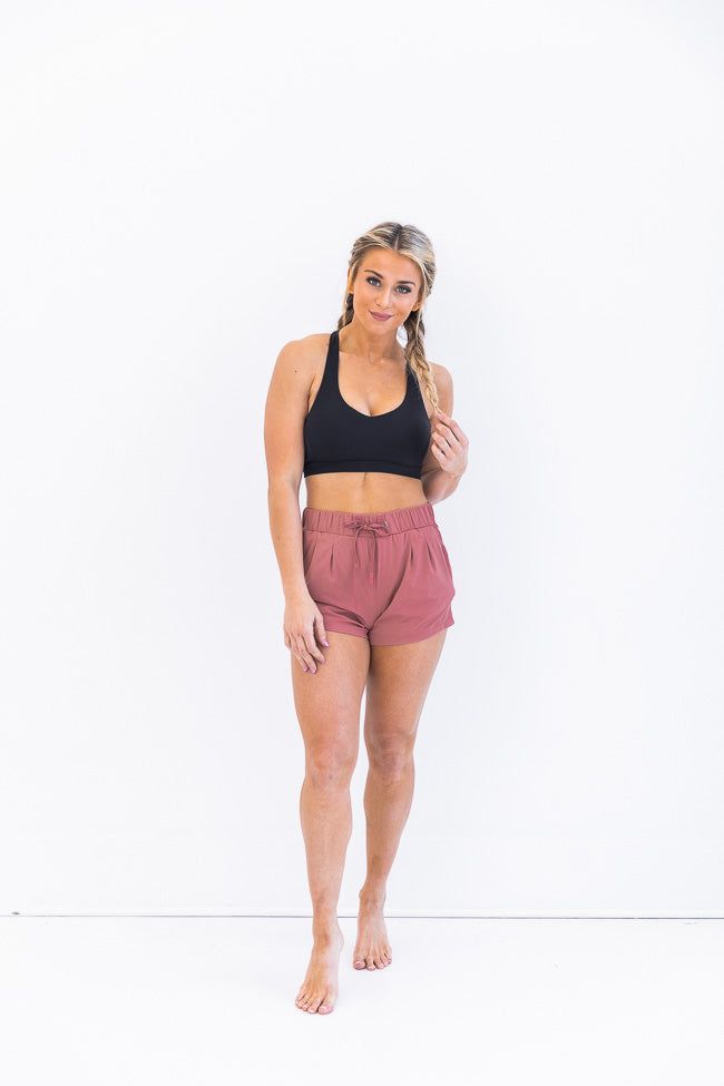 Run Out Of Time Black V-neck Sports Bra FINAL SALE sold by Pink Lily product image thumbnail 3