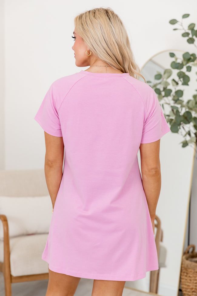 A Simple Moment Pink T-Shirt Dress SALE sold by Pink Lily product image thumbnail 4