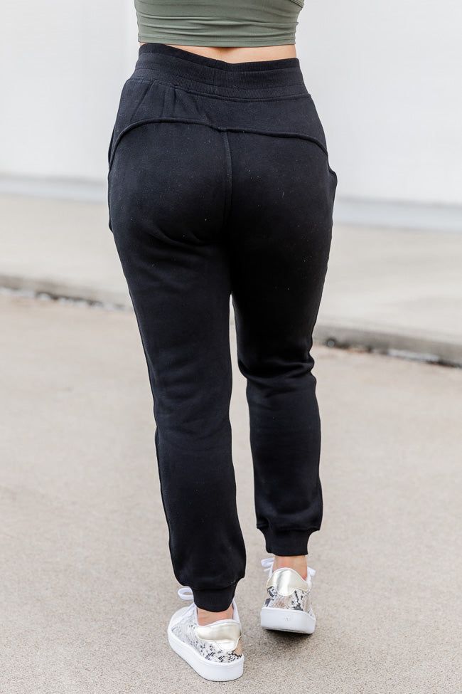 Making It Look Easy Black Joggers FINAL SALE sold by Pink Lily product image thumbnail 4