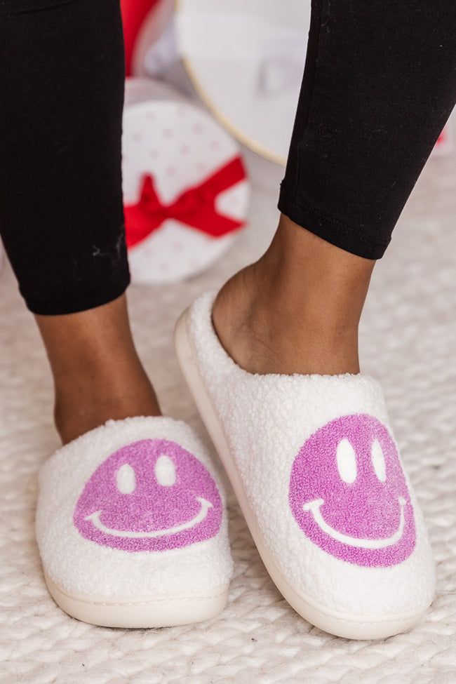 Purple Smiley Slippers sold by Pink Lily product image thumbnail 4