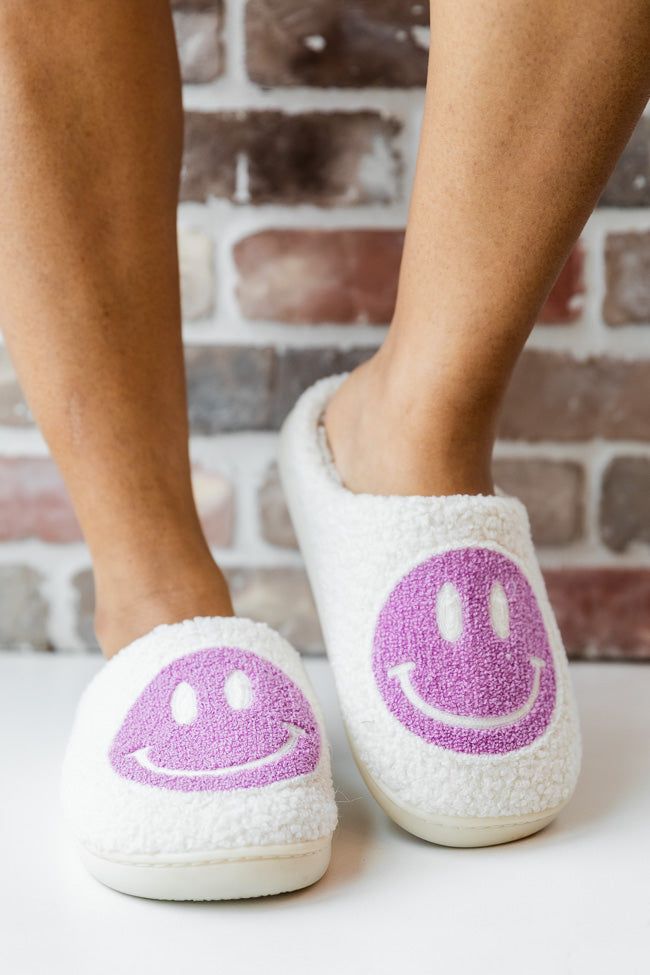 Purple Smiley Slippers sold by Pink Lily product image thumbnail 2