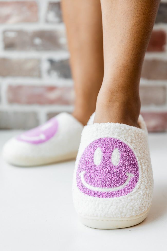 Purple Smiley Slippers sold by Pink Lily product image thumbnail 3