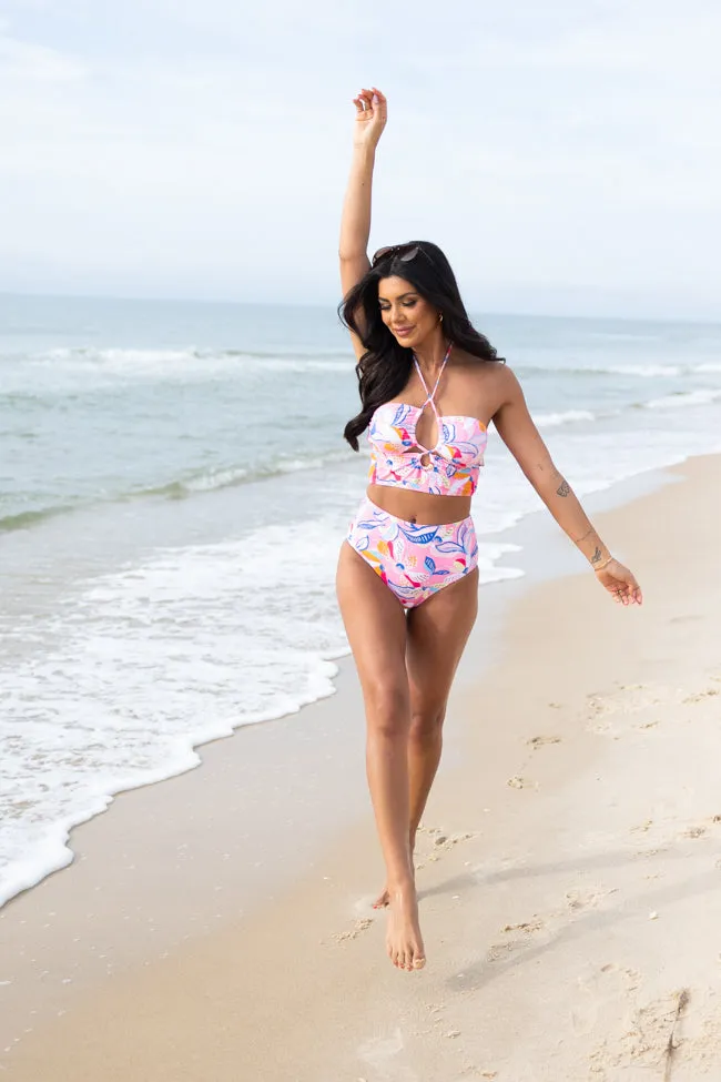 Solo Statement Printed Halter Neck Swimsuit FINAL SALE sold by Pink Lily product image thumbnail 2