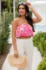 Perfect Forecast In Fierce Floral Strapless Top FINAL SALE sold by Pink Lily
