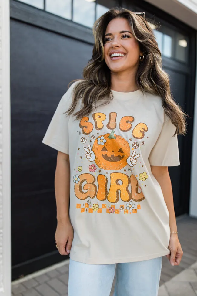 Spice Girl Retro Ivory Oversized Graphic Tee sold by Pink Lily product image thumbnail 2