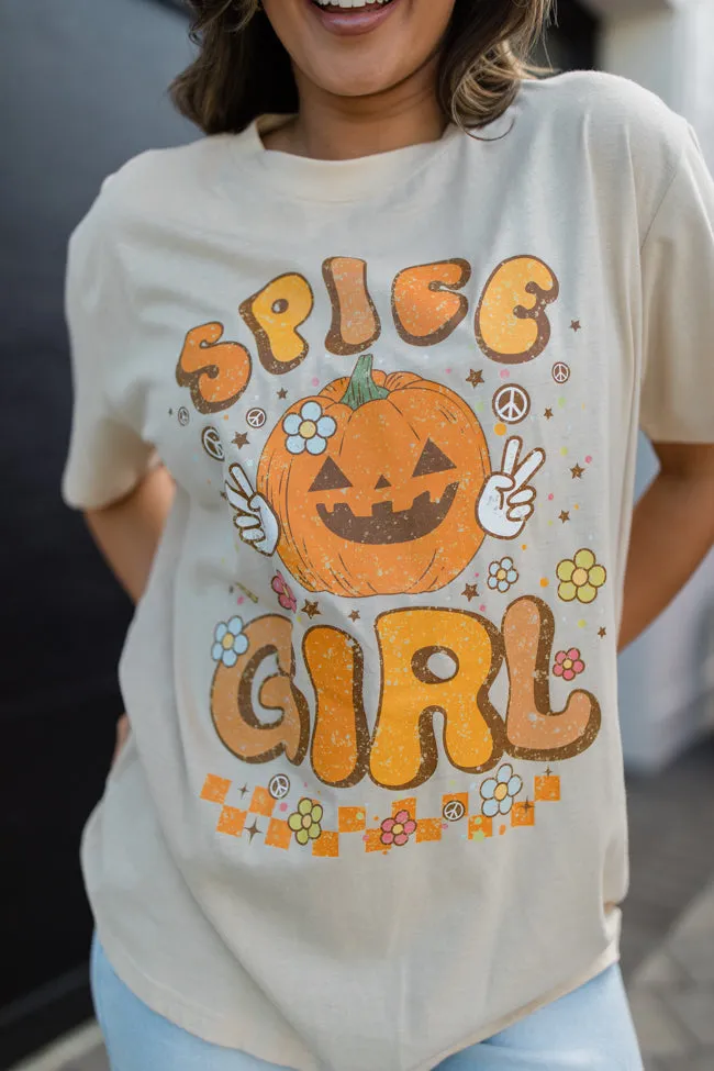 Spice Girl Retro Ivory Oversized Graphic Tee sold by Pink Lily product image thumbnail 4