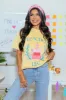 Teacher Life Mustard Graphic Tee FINAL SALE sold by Pink Lily