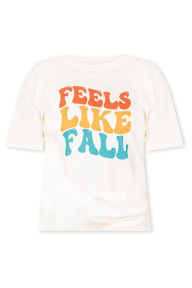Feels Like Fall Ivory Graphic Tee sold by Pink Lily product image thumbnail 7
