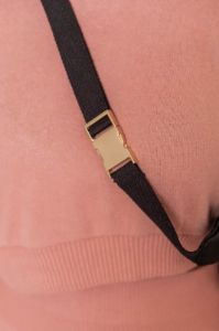 On The Go Black Belt Bag sold by Pink Lily