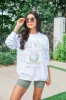 Abandoned Golf Wives White Oversized Graphic Sweatshirt SALE sold by Pink Lily