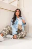 It's Your Choice Light Wash Cropped Denim Jacket FINAL SALE sold by Pink Lily