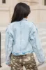 It's Your Choice Light Wash Cropped Denim Jacket FINAL SALE sold by Pink Lily