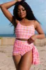 Kind Of Coastal In Girly Gingham Bikini Top FINAL SALE sold by Pink Lily