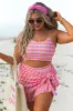 Kind Of Coastal In Girly Gingham Bikini Top FINAL SALE sold by Pink Lily
