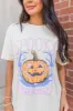 Spooky Vibes Cream Oversized Graphic Tee sold by Pink Lily