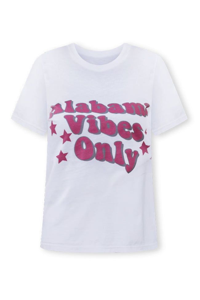 Alabama Vibes Only White Graphic Tee sold by Pink Lily product image thumbnail 5