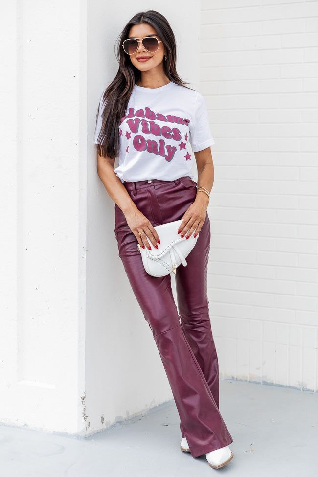 Alabama Vibes Only White Graphic Tee sold by Pink Lily product image thumbnail 4