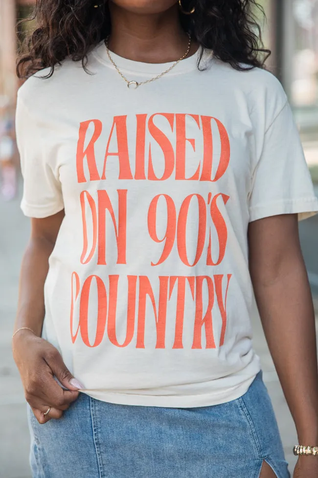 Raised On 90s Country Ivory Graphic Tee sold by Pink Lily product image thumbnail 3