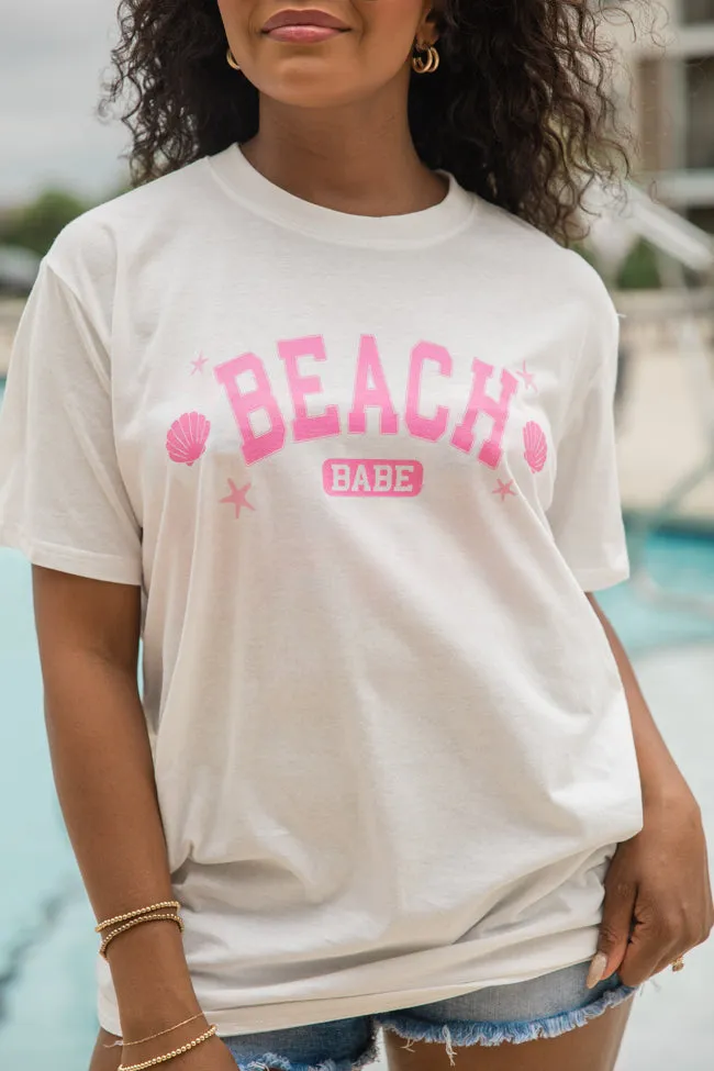 Beach Babe White Comfort Colors Graphic Tee sold by Pink Lily product image thumbnail 3