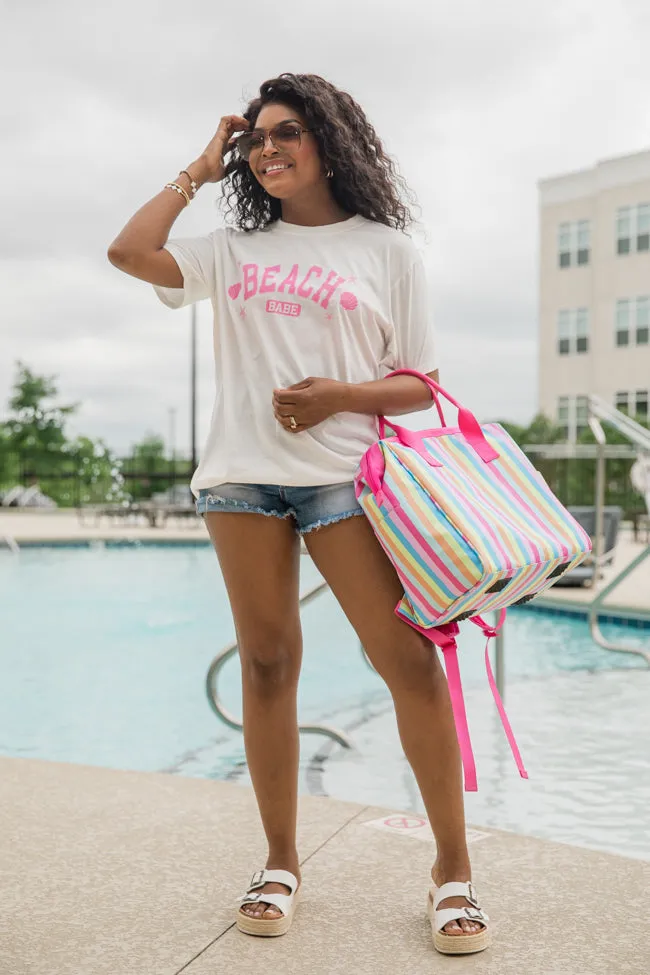 Beach Babe White Comfort Colors Graphic Tee sold by Pink Lily product image thumbnail 2