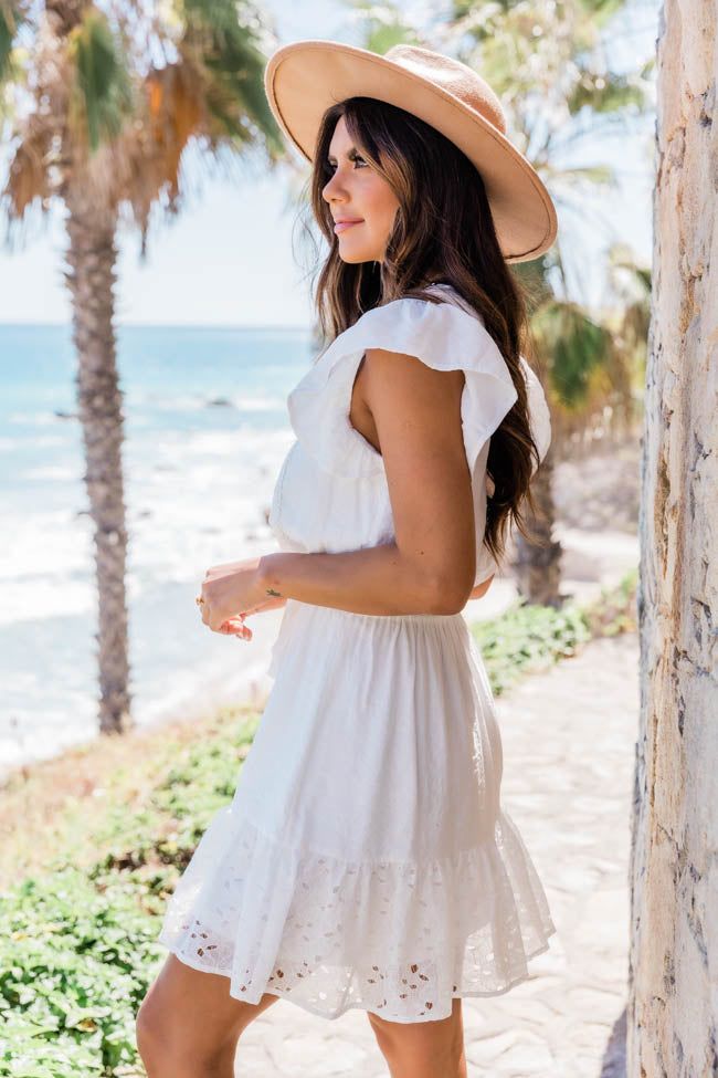 Riverside Daydream Lace White Dress FINAL SALE sold by Pink Lily product image thumbnail 6