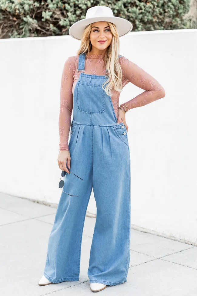 One More Minute Wide Leg Overalls FINAL SALE sold by Pink Lily