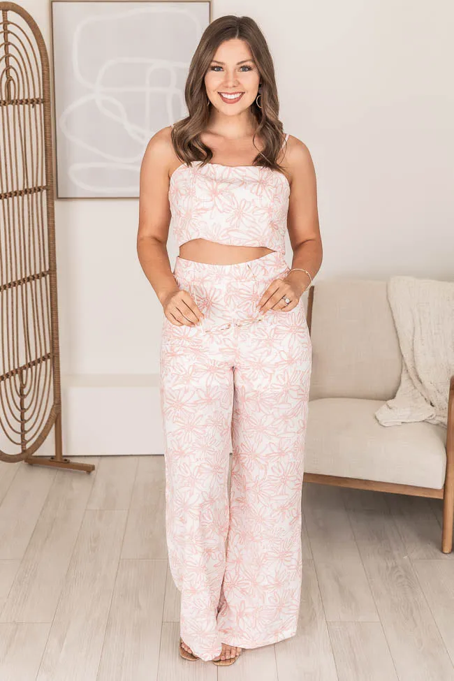 Infinite Days White/Pink Floral Crop Top FINAL SALE sold by Pink Lily product image thumbnail 3