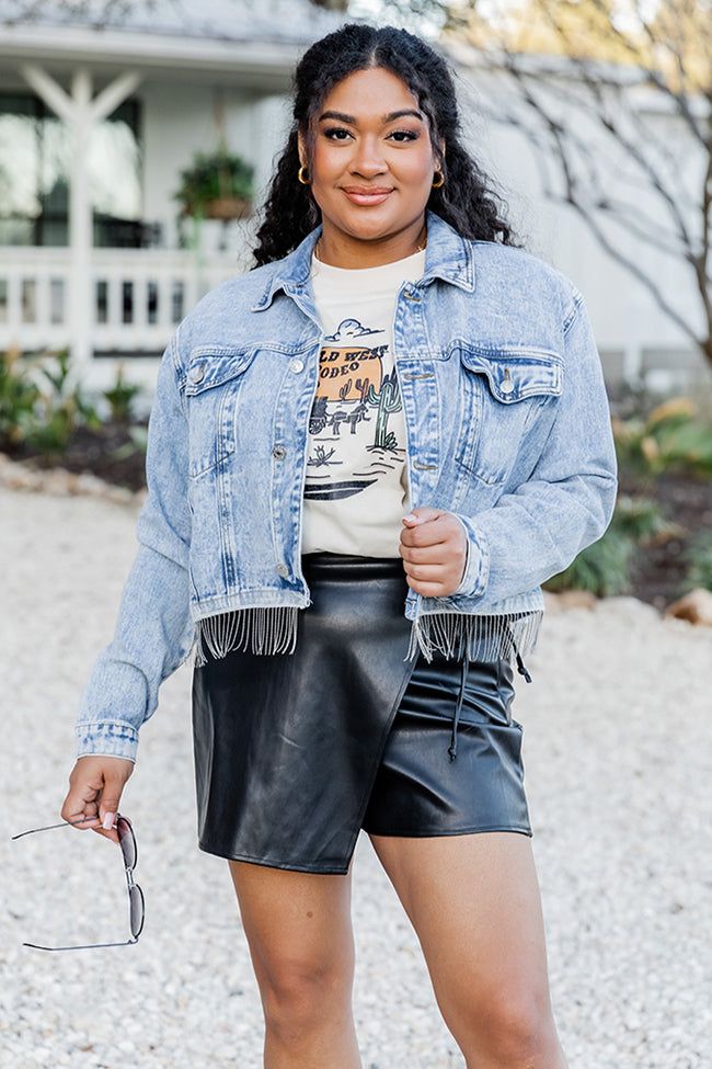 Wild West Rodeo Ivory Oversized Graphic Tee sold by Pink Lily product image thumbnail 4