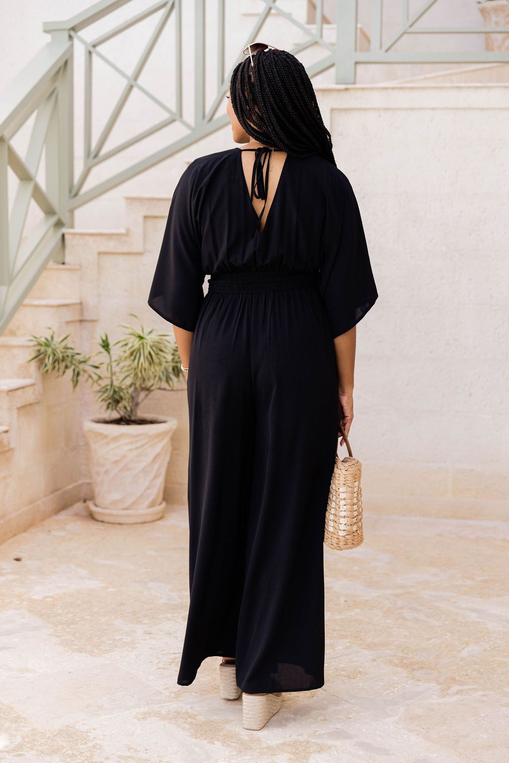 I Do Black Wide Leg Jumpsuit sold by Pink Lily product image thumbnail 5