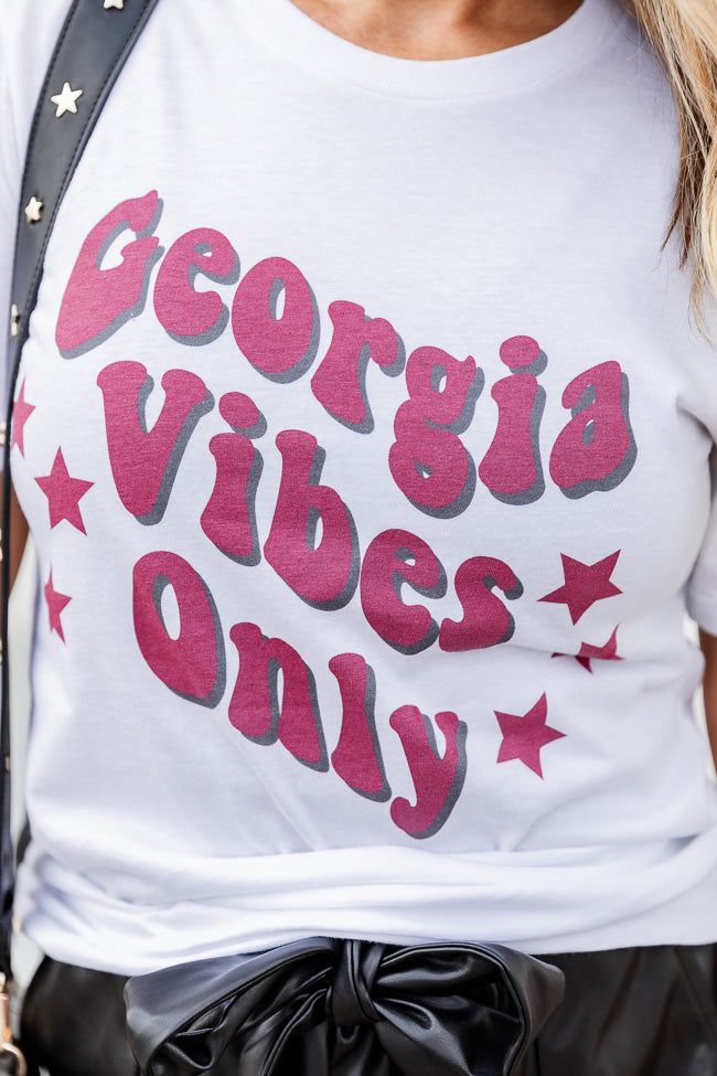 Georgia Vibes Only White Graphic Tee sold by Pink Lily product image thumbnail 3