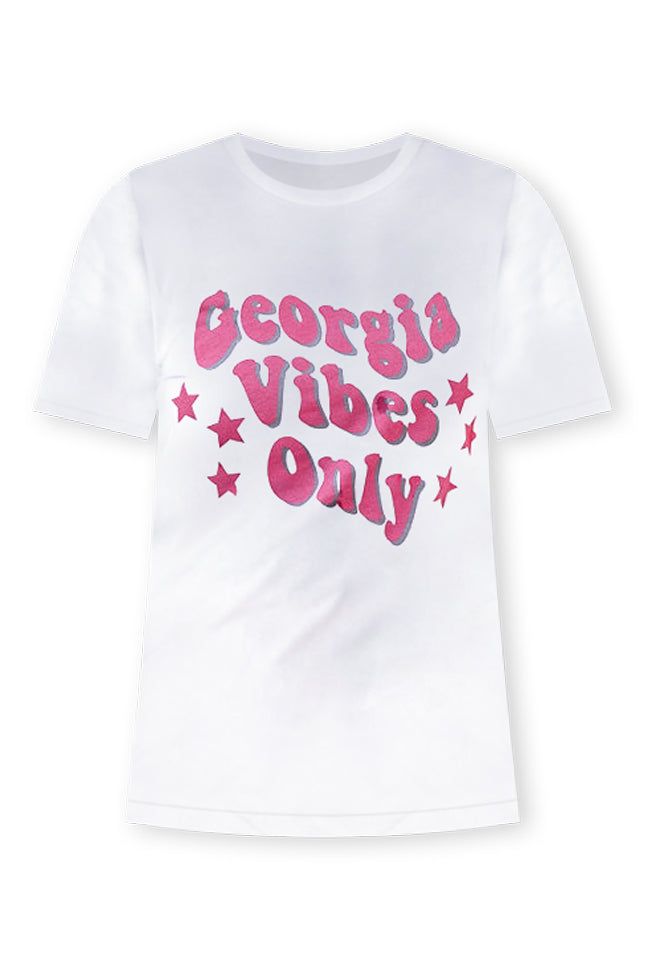 Georgia Vibes Only White Graphic Tee sold by Pink Lily product image thumbnail 5