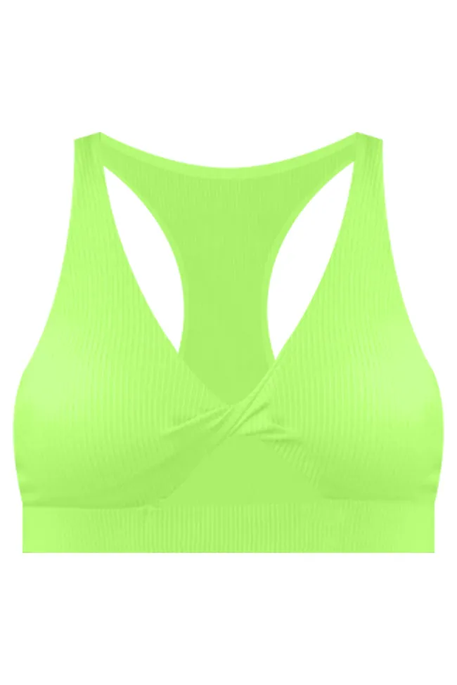 Green with Envy Lime Green Halter Bikini Top FINAL SALE sold by Pink Lily product image thumbnail 5