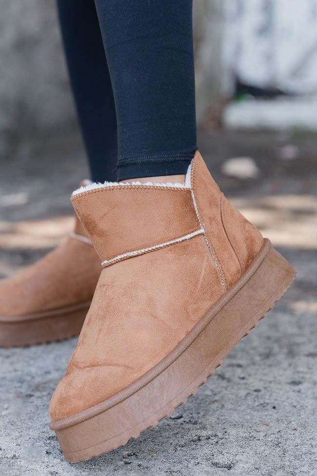 Elsa Chestnut Ultra Mini Platform Boot sold by Pink Lily product image thumbnail 2