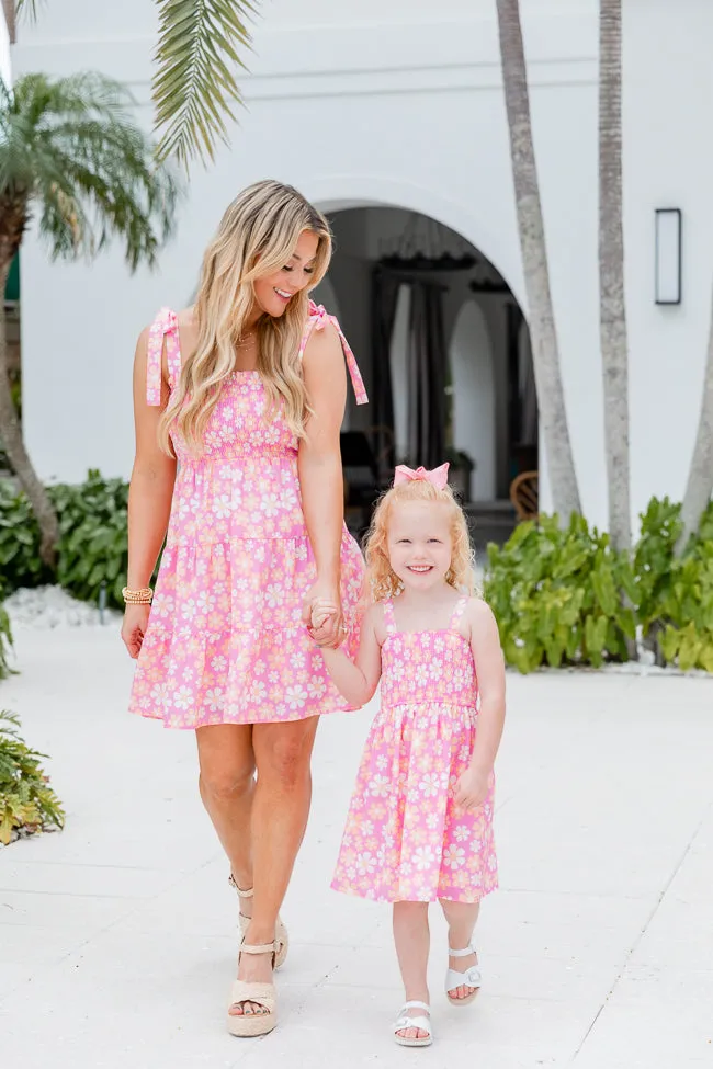 Sunny Skies Pink Floral Dress FINAL SALE sold by Pink Lily product image thumbnail 3