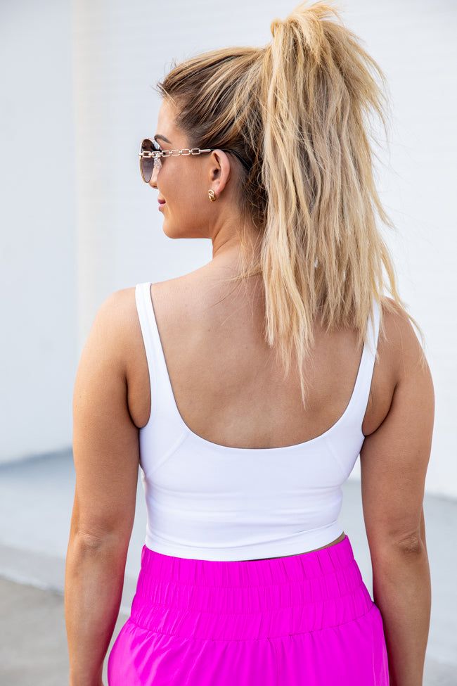 Timeline Together White Seamless V-Neck Brami FINAL SALE sold by Pink Lily product image thumbnail 10