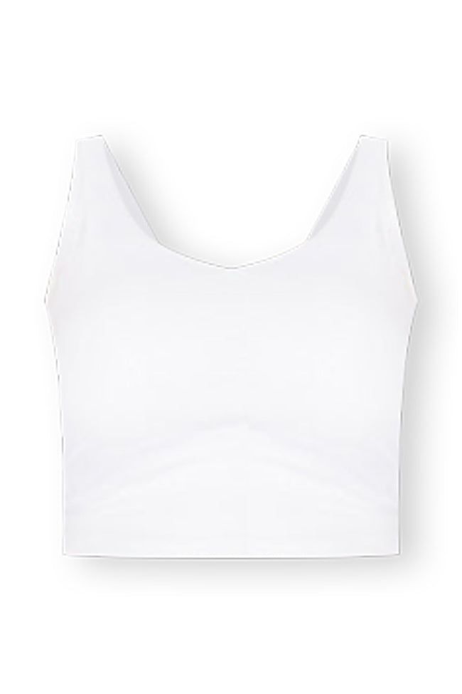 Timeline Together White Seamless V-Neck Brami FINAL SALE sold by Pink Lily product image thumbnail 11