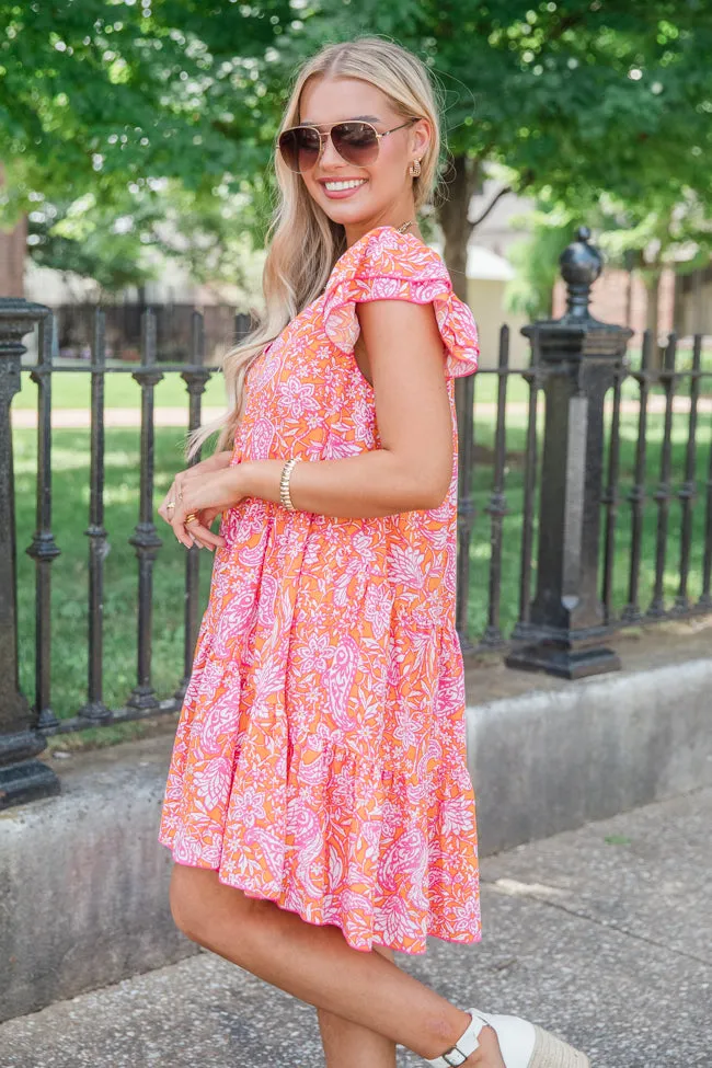 So You Say Floral Print Mini Dress FINAL SALE sold by Pink Lily product image thumbnail 4