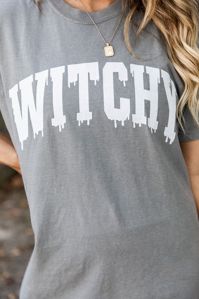 Witchy Grey Graphic Tee sold by Pink Lily product image thumbnail 3