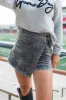 My Favorite Black Acid Wash Denim Skort sold by Pink Lily